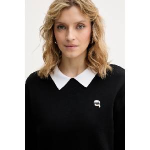 KARL LAGERFELD суичър дамски памучен IKON (B2W20022)