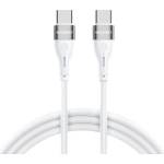Wozinsky Кабел Wozinsky WSTCC1, USB-C / USB-C, PD 65W, 1m, бял (WSTCC1)