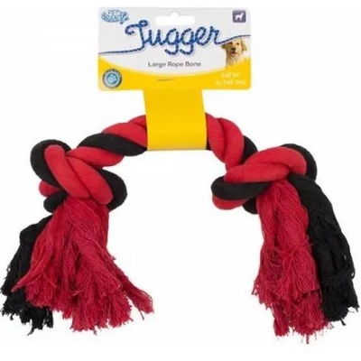 PET BRANDS Играчка от въже Pet Brands Multi-Coloured Rope Tug - Въжен кокал, размер S 6 x 23 x 6 cm, Англия 90004