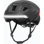 ABUS Велосипедна каска с мигачи ABUS Hyp-E volcano titan