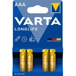 VARTA 4103101414 Longlife AAA алкални микробатерии за моливи 4бр/блистер (4103 101 414)