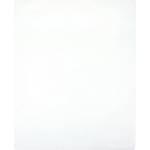vidaXL Чаршаф с ластик, бял, 100x200 см, памук (136242)