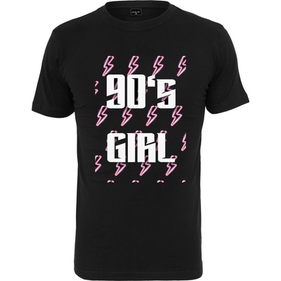 MERCHCODE Дамска тениска в черен цвят Merchcode Ladies 90ies Girl Tee black UB-MT1557-00007 - Черен, размер S