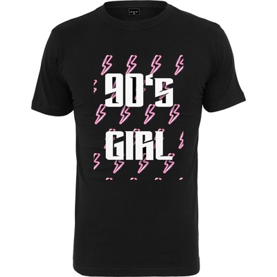 MERCHCODE Дамска тениска в черен цвят Merchcode Ladies 90ies Girl Tee black UB-MT1557-00007 - Черен, размер XS