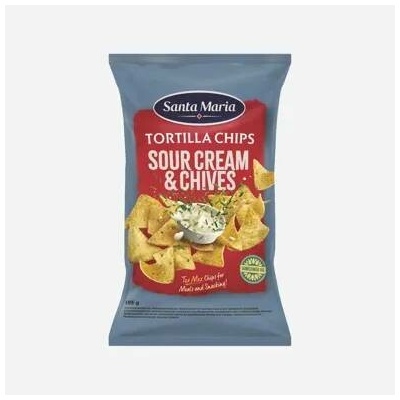 Santa Maria Tortilla chips smetana a pažitka 6 x 185 g