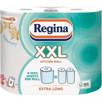 Regina Кухненска ролка Regina XXL Decorated, целулоза, двупластова, 175 g, 2 броя