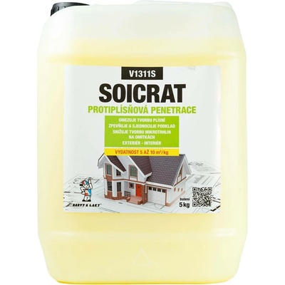 Barvy a laky Teluria s.r.o. Penetrace Soicrat - protiplísňová 5kg