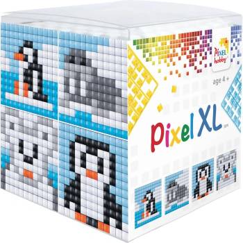 Pixelhobby Креативен комплект с пиксели Pixelhobby - XL, Куб, полярни животни (24114)