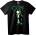 NOONEBRAND Тениска C774 с дизайн на череп - 2XL, Black