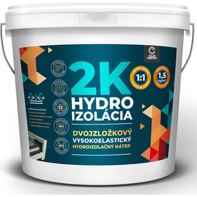 COLOR COMPANY Hydroizolácia 2K dvojzložková 6kg