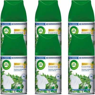 Air Wick Sada Freshmatic Náplne do osviežovača Sviežosť Ráno 6 x 250 ml