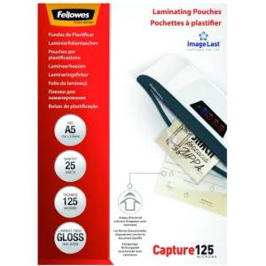 Fellowes Ламиниращо фолио FELLOWES A/5 125 микрона гланц 25/som 5396101 (5396101)