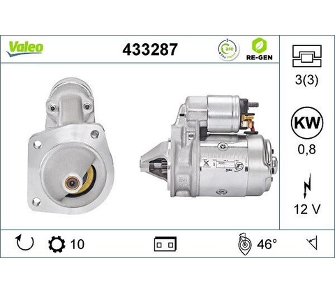 Startér VALEO 433287