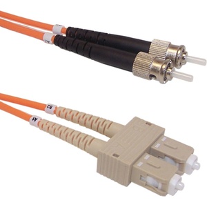 Conneu SC-ST дуплексна пач корда, мултимод OM2, 3мм. , оранжева, Conneu (1.5 м) (CNFJ-SCSTOM2DOR3mm-1.5)