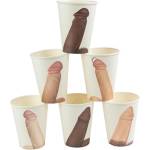 ostatní Забавни хартиени чаши Williekups (6 бр. )