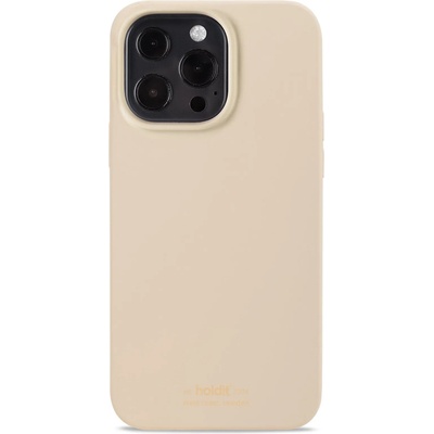 Holdit Гръб Holdit Silicone Case за iPhone 13 Pro - Beige