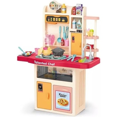 Man Yuk Toys Умелият готвач: Детска кухня - розови, 74 части (922-105)