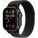 Apple Watch Ultra 2 49 mm čierny titán s čiernym trailovým ťahom M/L MX4V3CS/A