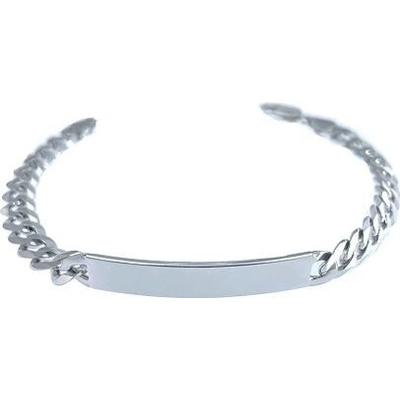 INFINITYSILVER Stříbrný náramek PANCR 11 s destičkou 1102180ID23