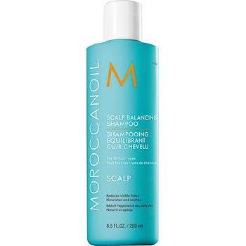 Moroccanoil Scalp Balancing Shampoo upokojujúci šampón na mastné vlasy proti lupinám 250 ml