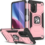 Wozinsky Калъф Wozinsky Ring armor за Xiaomi Poco F3/Mi 11i/Redmi K40/Redmi K40 Pro/Redmi K40 Pro+ - Розов KP9908