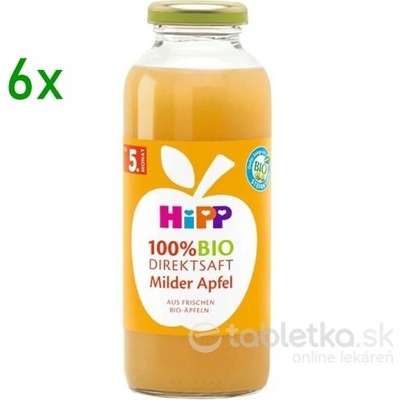 HiPP 100 % BIO JUICE Jablečná šťáva, 6 x 330 ml