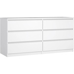 Tvilum Бял скрин 154x76x50 cm Naia - Tvilum (75228uuuu)