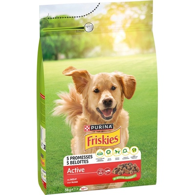 Friskies Adult Active hovädzie 3 kg