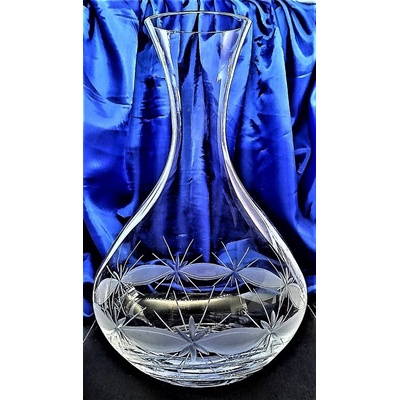 skleneny.shop Dekantér karafa ručně ryté broušené dekor dekor Kanta dek-1093 1500 ml