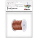 TITANUM Craft-Fun Series floristic wire color: copper 20 m 1 pc (24BR0201-2)