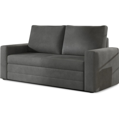 Eltap Тъмносив кадифен разтегателен диван с място за съхранение 151 cm Wave - ELTAP (Wv_09)