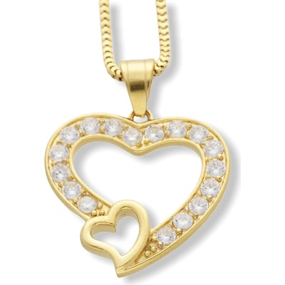 Ewena Řetízek s přívěskem srdce 2523