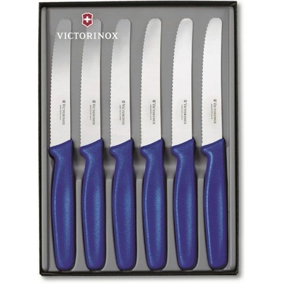 Victorinox 51132 6 ks knife gift set round blue