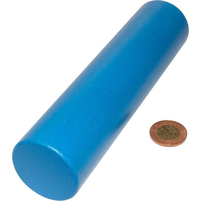 DrKO Dřevěný válec 20 cm 1ks modrá