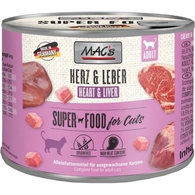 MAC's Cat srdca a pečeň 200 g