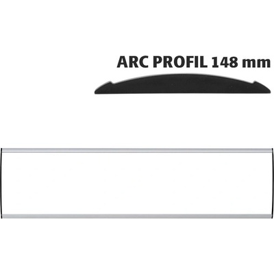 A-Z Reklama CZ Orientační nástěnná tabulka 148 × 650 mm - Arc Profil – kód UDS148NB65