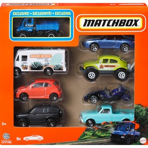 Mattel Игрален комплект Matchbox - Превозни средства, 8 броя, асортимент (HVR81)