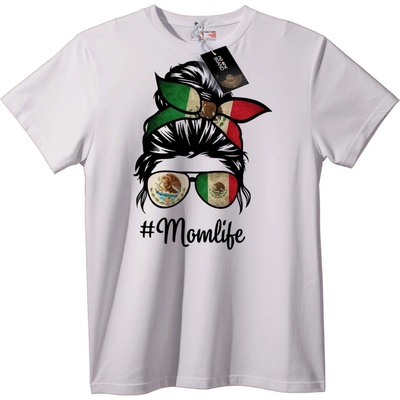 NOONEBRAND Тениска Животът на Мексиканска Майка - XL, Black