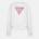 GUESS Блуза Guess Women's Triangle Icon Sweatshirt - Pure White