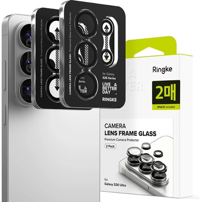 Ringke Протектор за камера за Samsung Galaxy S26 Ultra - Camera Lens Frame Glass (2 pack) - Ringke - Черен