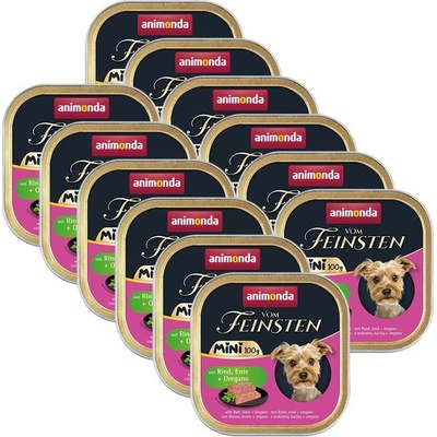 Animonda Vom Feinsten Adult Mini hovädzie kačica a oregáno 12 x 100 g