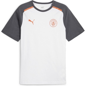 PUMA Мъжка тениска Puma Mcfc Casuals Tee T-Shirt Mens - Puma White