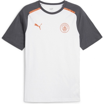 PUMA Мъжка тениска Puma Mcfc Casuals Tee T-Shirt Mens - Puma White