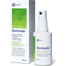 Octicide 1mg/g + 20mg/g dermálny roztokový sprej aer.deo.1 x 50 ml