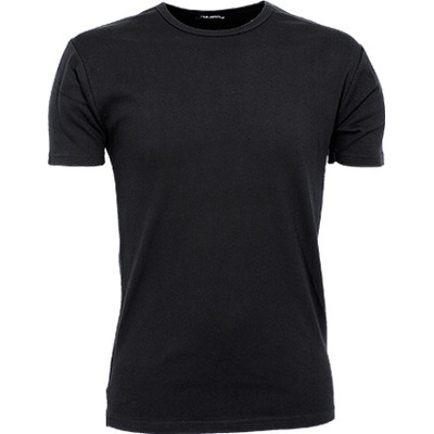 Tee Jays Vysokogramážové pevné pánské slim-fit triko Interlock : Černá