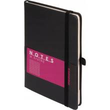 Memofix Notes B6 krátký černý Antra 176x125mm