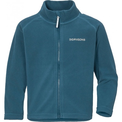 Didriksons dětská fleecová mikina Monte Fullzip Dive blue