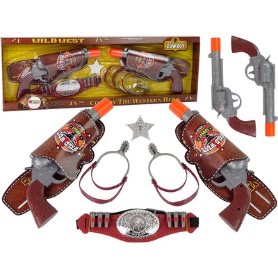 Lean Toys Veľká súprava Kovboja s doplnkami