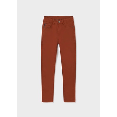 Mayoral kalhoty slim fit kalhoty 582 cihlové – Hledejceny.cz
