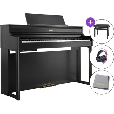 Roland HP 704 SET Charcoal Black Дигитално пиано (HP704-CH-SET)